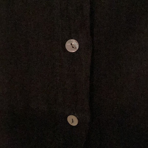 Meo Meli Chic Black Long Sleeve Linen Dress 8-10 - Picture 4 of 13